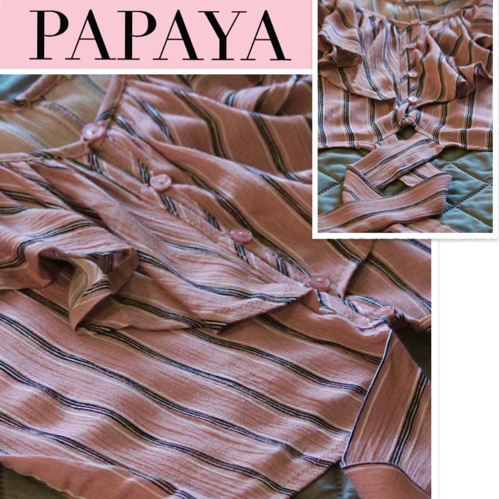 Striped pink blouse